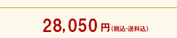 28,050円（税込・送料込）